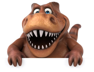Fun Trex - 3D Illustration © Julien Tromeur