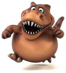 Fun Trex - 3D Illustration © Julien Tromeur