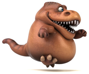 Fun Trex - 3D Illustration © Julien Tromeur