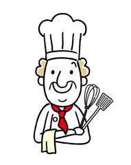 働く人々、職業：料理人
