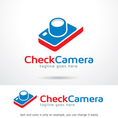 Check Camera Logo Template Design Vector 