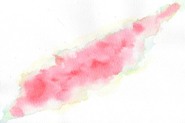 Abstract colorful hand draw watercolor background.