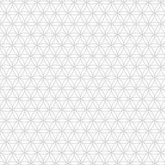 Vector modern sacred geometry seamless pattern, flower of life, design abstract texture, monochrome graphic print - 138653644