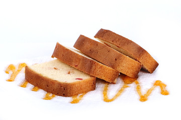 dried fruit cake, fruit sliced cake, sliced cake, bar cake
