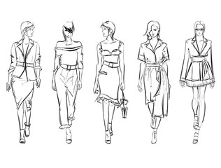 SKETCH. fashion girls