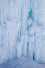 frozen waterfall