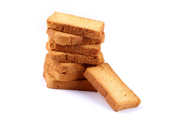 rusk with cardamom flavor, rusk on jute, rusk on cloth, rusk