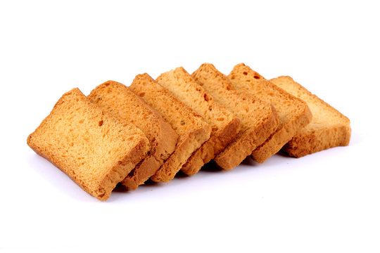 rusk with cardamom flavor, rusk on jute, rusk on cloth, rusk