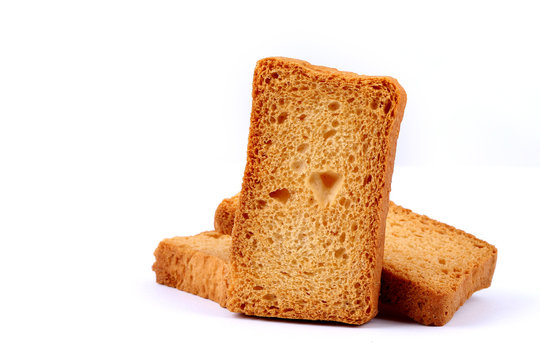 rusk with cardamom flavor, rusk on jute, rusk on cloth, rusk