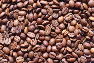 coffee beans isolated background