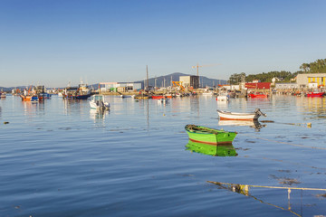 Boats on Xufre harbor