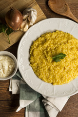 delicius Italian risotto rice with saffron