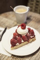 Tarte a la framboise