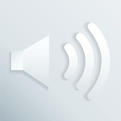 sound icon vector illustration