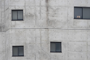 Fototapeta na wymiar window on building exterior wall.