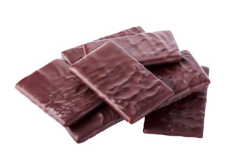 The black chocolate