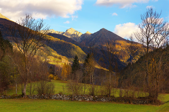 View of Hohe Tauren Alps, Austria