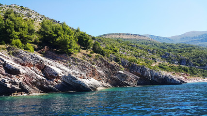Fototapeta premium Landscape in Budva Montenegro