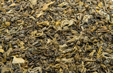 green tea isolated