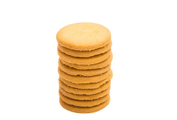 round cookies isolated