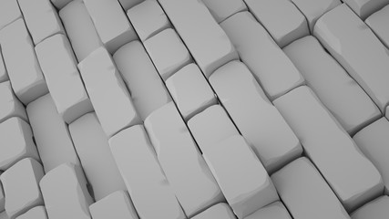Obraz premium Abstract bricks background, 3 d render