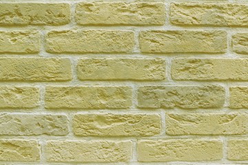 Yellow grunge bricks texture