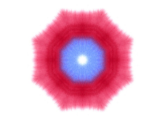 Abstract watercolor shape