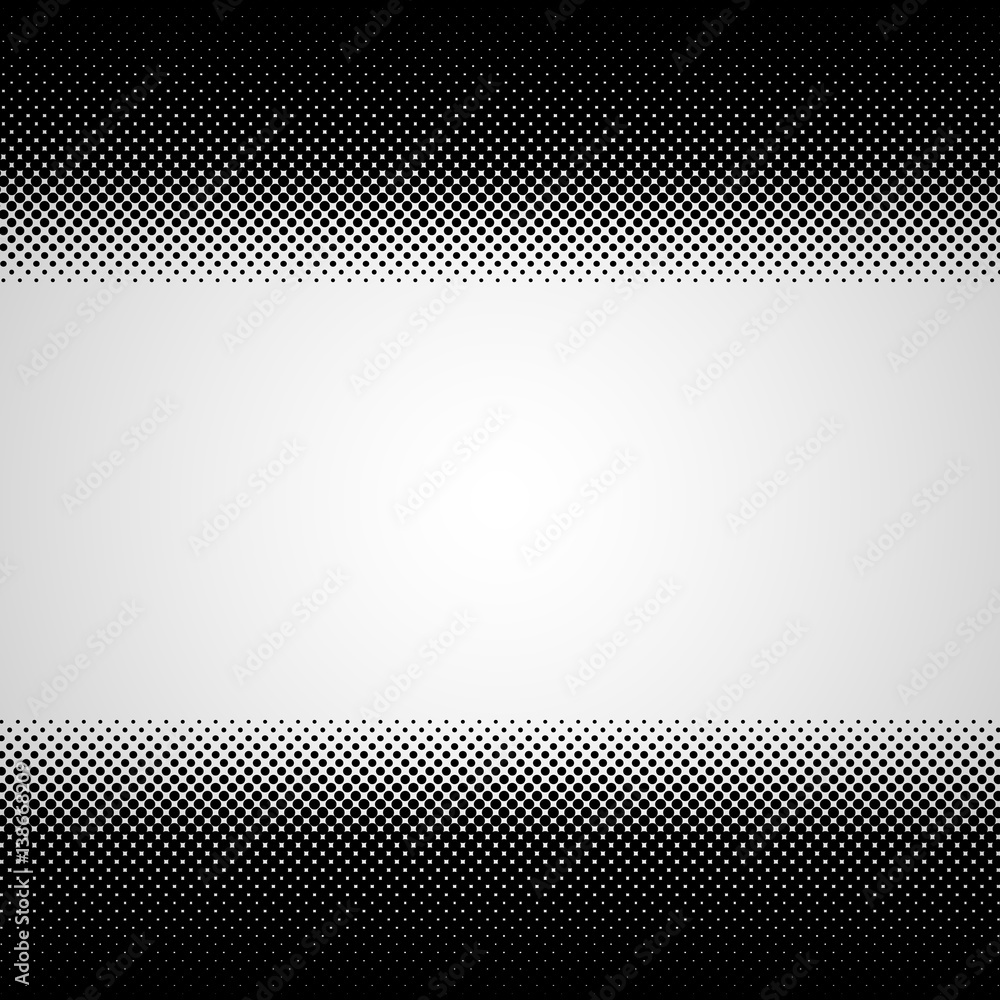 Aufkleber halftone abstract black dots design element isolated on a white background.