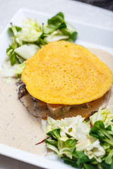 Delicious vegetarian meal