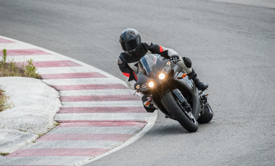 rider on a speed bike	