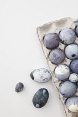 Eggs in paper tray