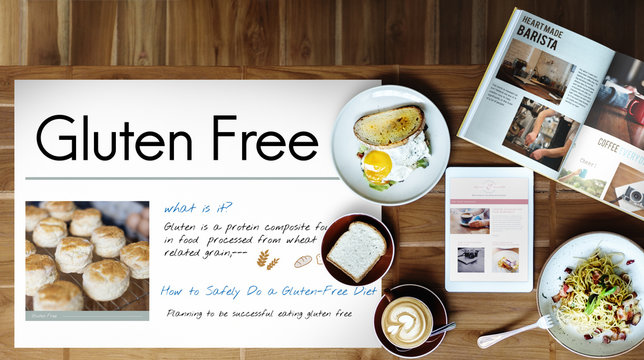 Glutein Free Celiac Disease Concept