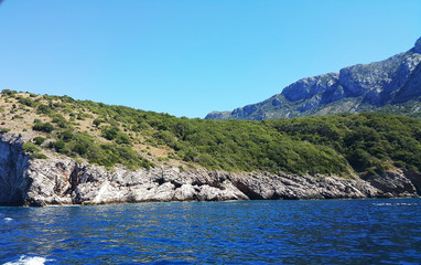 Fototapeta na wymiar Landscape in Budva Montenegro