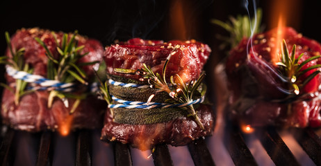 Filetfleisch vom Grill (Grillzeit)