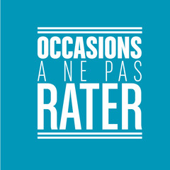 Obraz premium occasions à ne pas rater