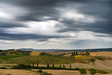 Rainy day in Toscana, Italy