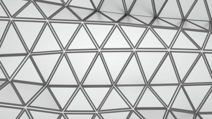 Abstract triangular background, 3 d render