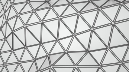 Abstract triangular background, 3 d render