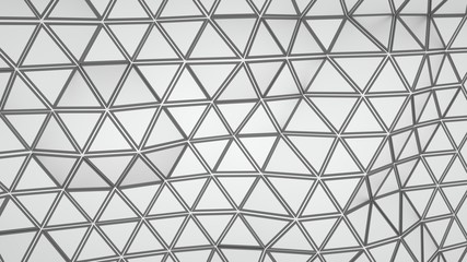 Abstract triangular background, 3 d render