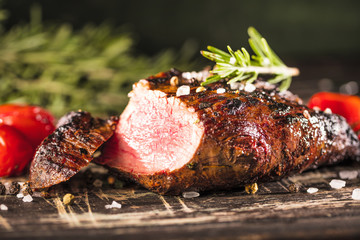 Filetfleisch vom Grill (Grillzeit)