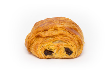 Schokobrötchen auf weißem Hintergrund