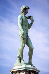 Copy of Michelangelo's David in Florence