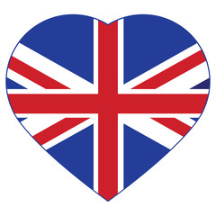 Obraz premium United Kingdom,of vector flag, icon sticker.