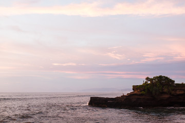 sunset sky in Bali, Asia ocean