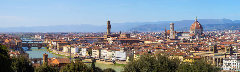 The City of Florence in Tuscany, Italy
