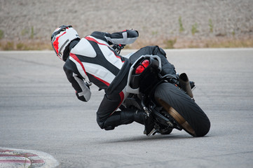 rider on a speed bike	