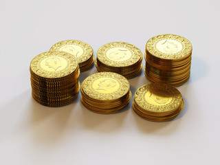 gold coins