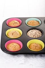 Homemade quinoa muffins.