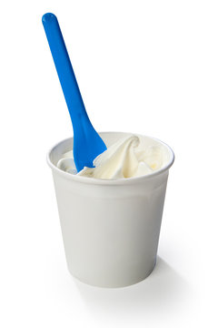 coppetta gelato e cucchiaino