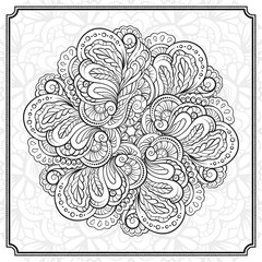 Abstract round design element
